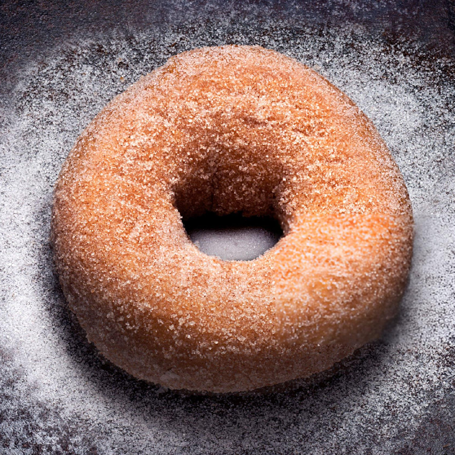 Powdered Sugar Donut